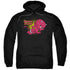 HOT STUFF/LITTLE DEVIL - ADULT PULLOVER HOODIE - BLACK