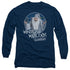 SANTA CLAUS IS COMIN TO TOWN/WINTER WARLOCK -  L/S ADULT 18/1  - NAVY