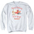 SANTA CLAUS IS COMIN TO TOWN/KLUGER - ADULT CREWNECK SWEATSHIRT - WHITE