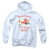 SANTA CLAUS IS COMIN TO TOWN/KLUGER - YOUTH PULLOVER HOODIE - WHITE