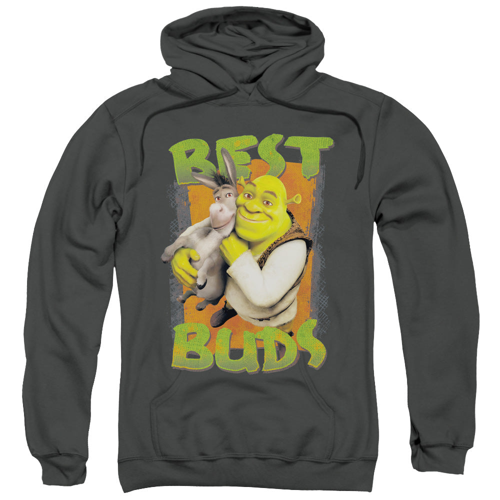 SHREK/BUDS - ADULT PULLOVER HOODIE - CHARCOAL