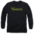 SHREK/LOGO -  L/S ADULT 18/1  - BLACK