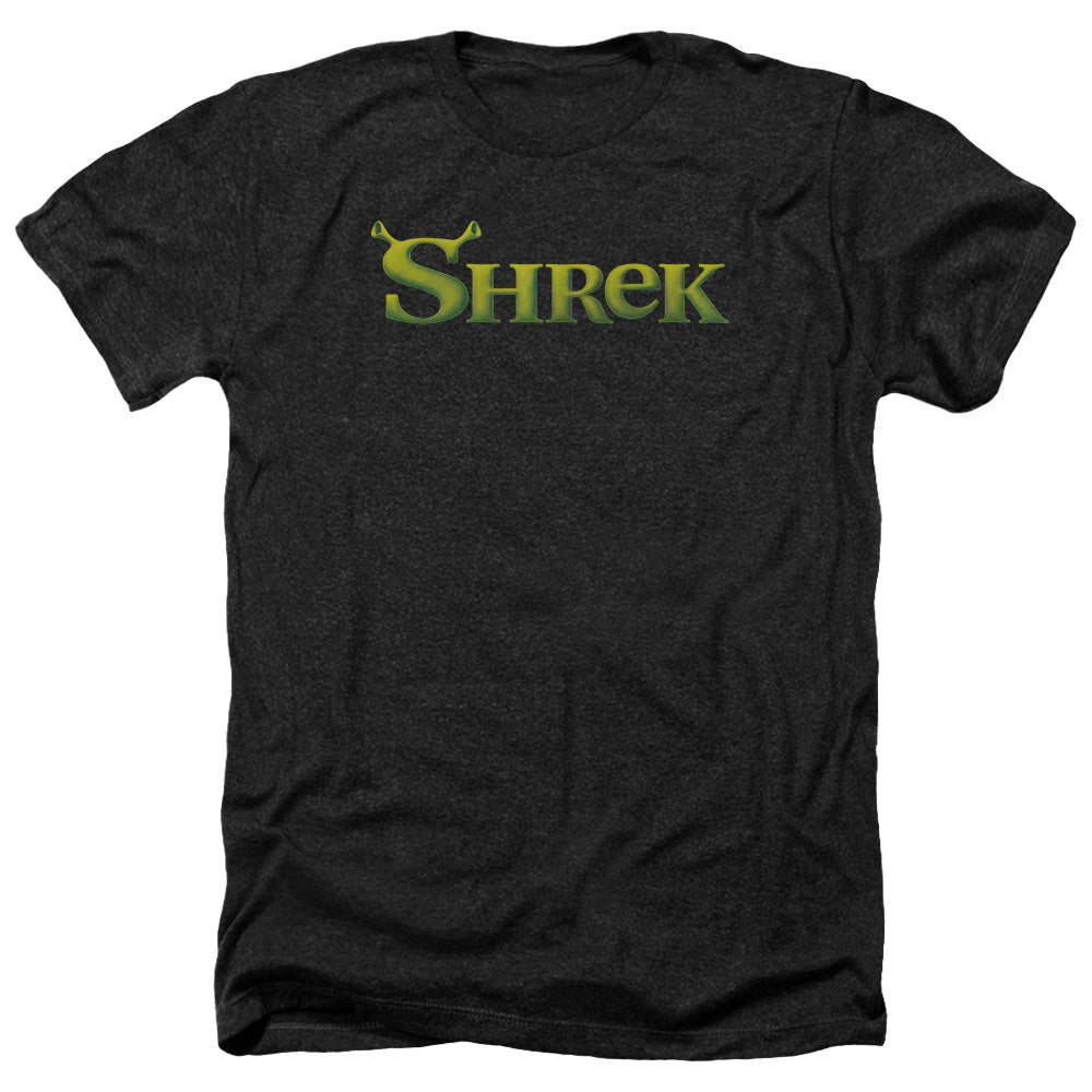 SHREK/LOGO - ADULT HEATHER - BLACK