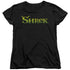 SHREK/LOGO - S/S WOMENS TEE - BLACK