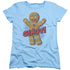 SHREK/GINGY - S/S WOMENS TEE - LIGHT BLUE