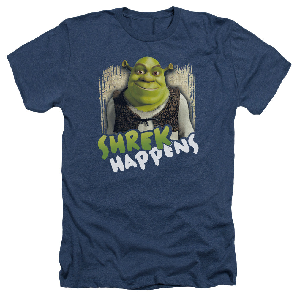 SHREK/HAPPENS - ADULT HEATHER - NAVY