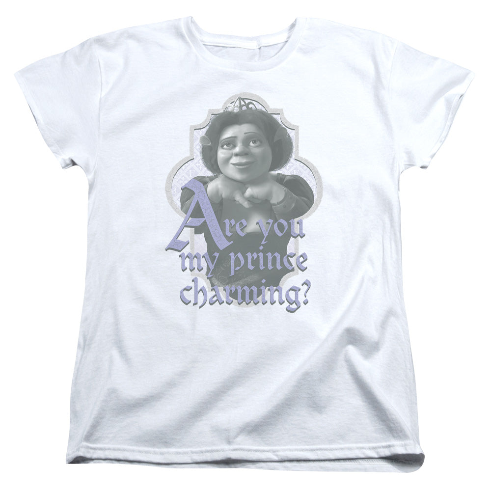 SHREK/LIFES QUESTIONS - S/S WOMENS TEE - WHITE