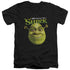 SHREK/AUTHENTIC - S/S ADULT V-NECK 30/1 - BLACK