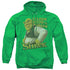 SHREK/LOOKING GOOD - ADULT PULLOVER HOODIE - KELLY GREEN