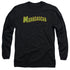 MADAGASCAR/LOGO -  L/S ADULT 18/1  - BLACK