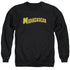 MADAGASCAR/LOGO - ADULT CREWNECK SWEATSHIRT - BLACK