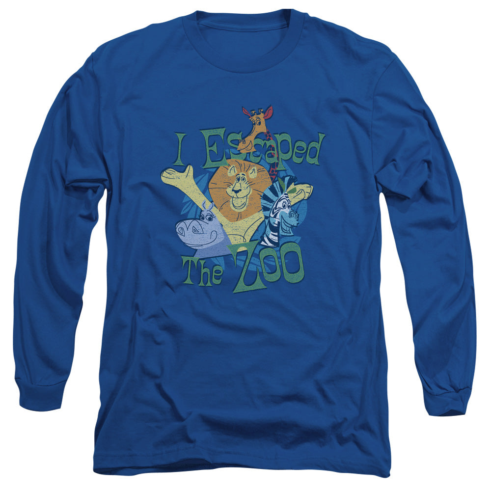 MADAGASCAR/ESCAPED -  L/S ADULT 18/1  - ROYAL BLUE