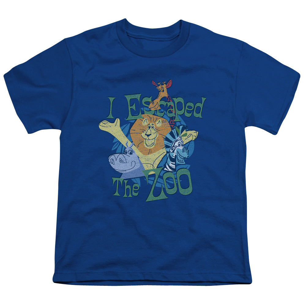MADAGASCAR/ESCAPED - S/S YOUTH 18/1 - ROYAL BLUE