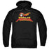 KUNG FU PANDA/LOGO - ADULT PULLOVER HOODIE - BLACK