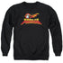 KUNG FU PANDA/LOGO - ADULT CREWNECK SWEATSHIRT - BLACK