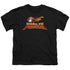 KUNG FU PANDA/LOGO - S/S YOUTH 18/1 - BLACK