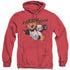 KUNG FU PANDA/KABOOM OF DOOM - ADULT HEATHER HOODIE - RED