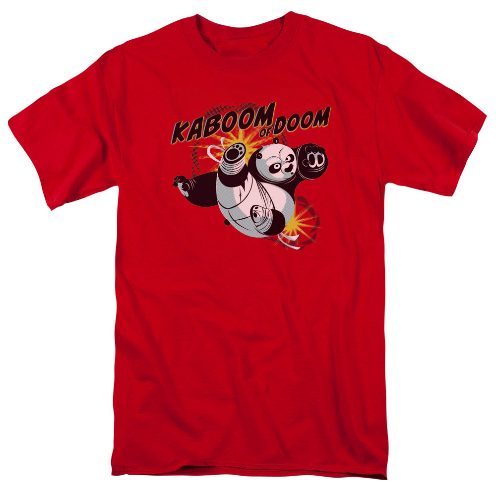 KUNG FU PANDA/KABOOM OF DOOM - S/S ADULT 18/1  -  RED