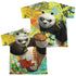 KUNG FU PANDA/DRAGON WARRIOR (FRONT/BACK PRINT) - S/S YOUTH POLY CREW - MULTI