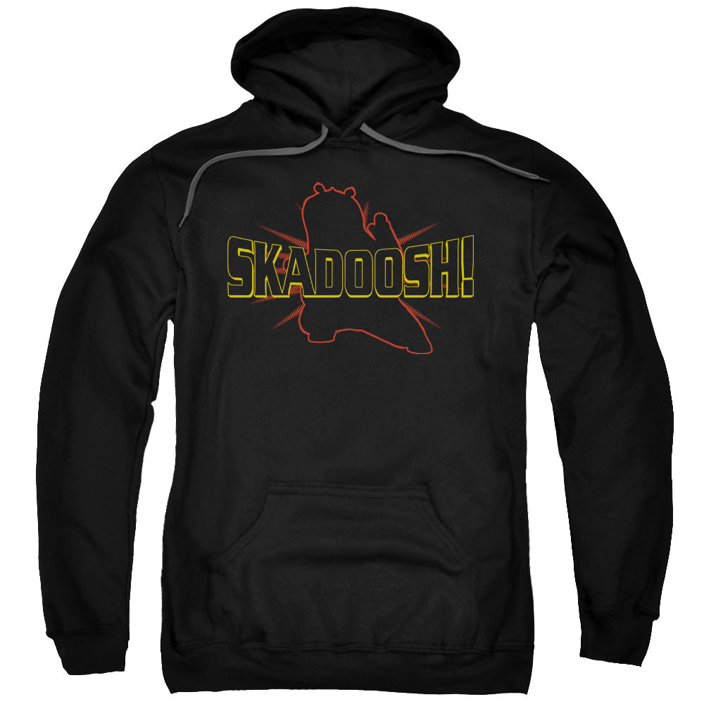 KUNG FU PANDA/SKADOOSH - ADULT PULLOVER HOODIE - BLACK