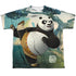 KUNG FU PANDA/TRAINING (FRONT/BACK PRINT) - S/S YOUTH POLY CREW - MULTI