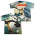 KUNG FU PANDA/TRAINING (FRONT/BACK PRINT) - S/S YOUTH POLY CREW - MULTI