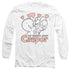 CASPER/HEARTS -  L/S ADULT 18/1  - WHITE