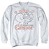 CASPER/HEARTS - ADULT CREWNECK SWEATSHIRT - WHITE