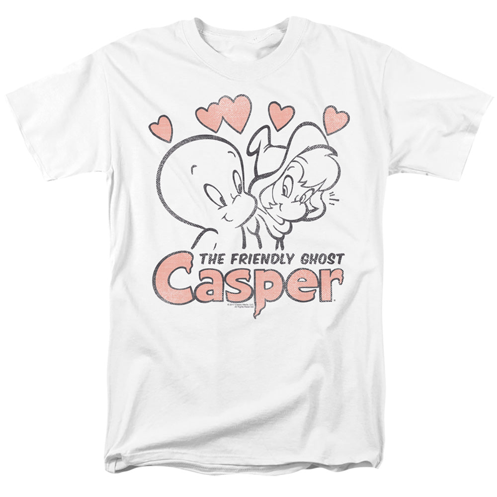 CASPER/HEARTS - S/S ADULT 18/1  -  WHITE
