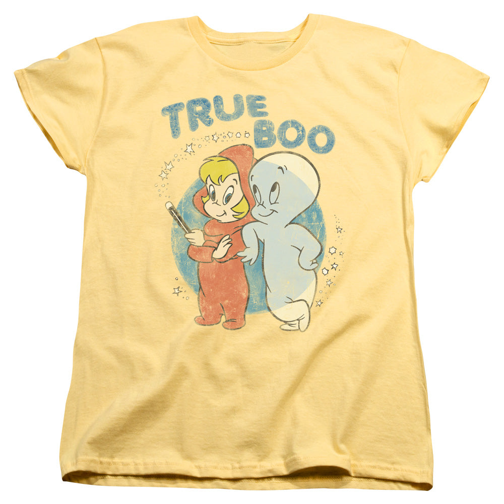 CASPER/TRUE BOO - S/S WOMENS TEE - BANANA