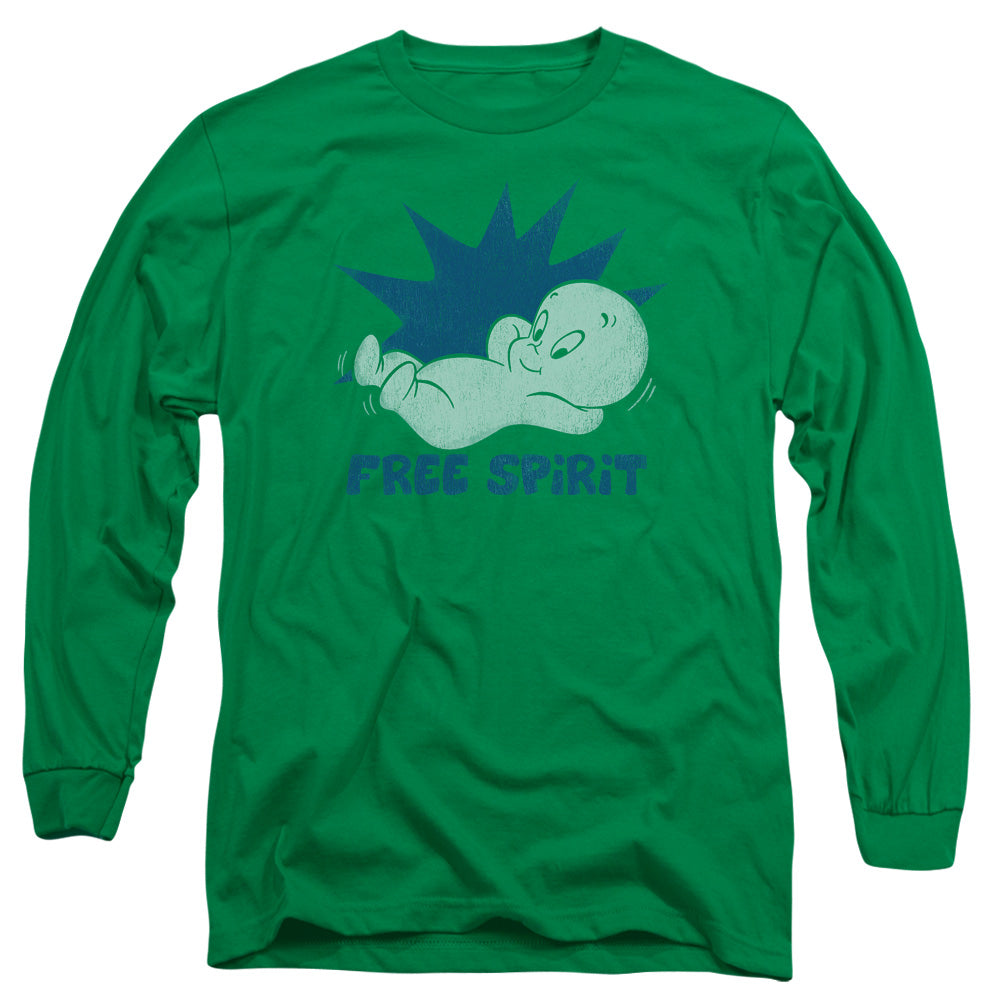 CASPER/FREE SPIRIT -  L/S ADULT 18/1  - KELLY GREEN