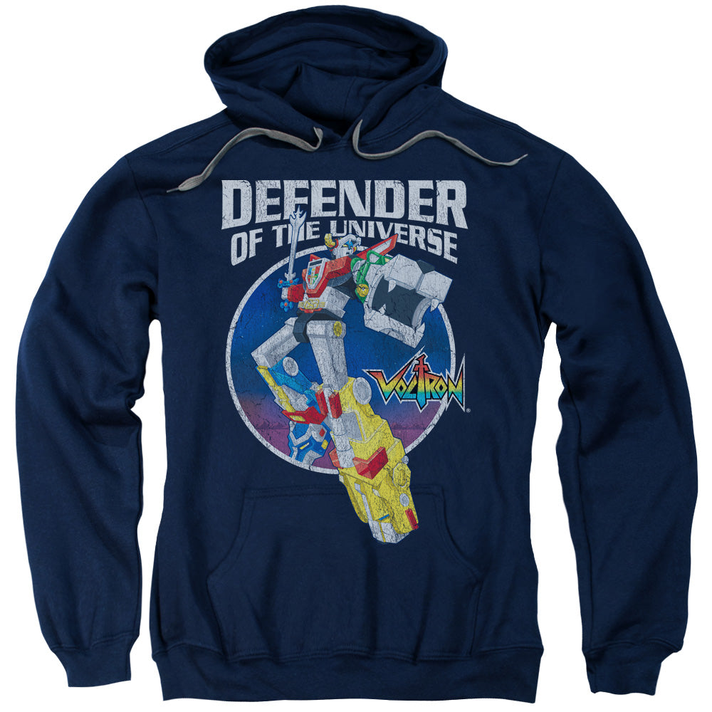 VOLTRON/DEFENDER - ADULT PULLOVER HOODIE - NAVY