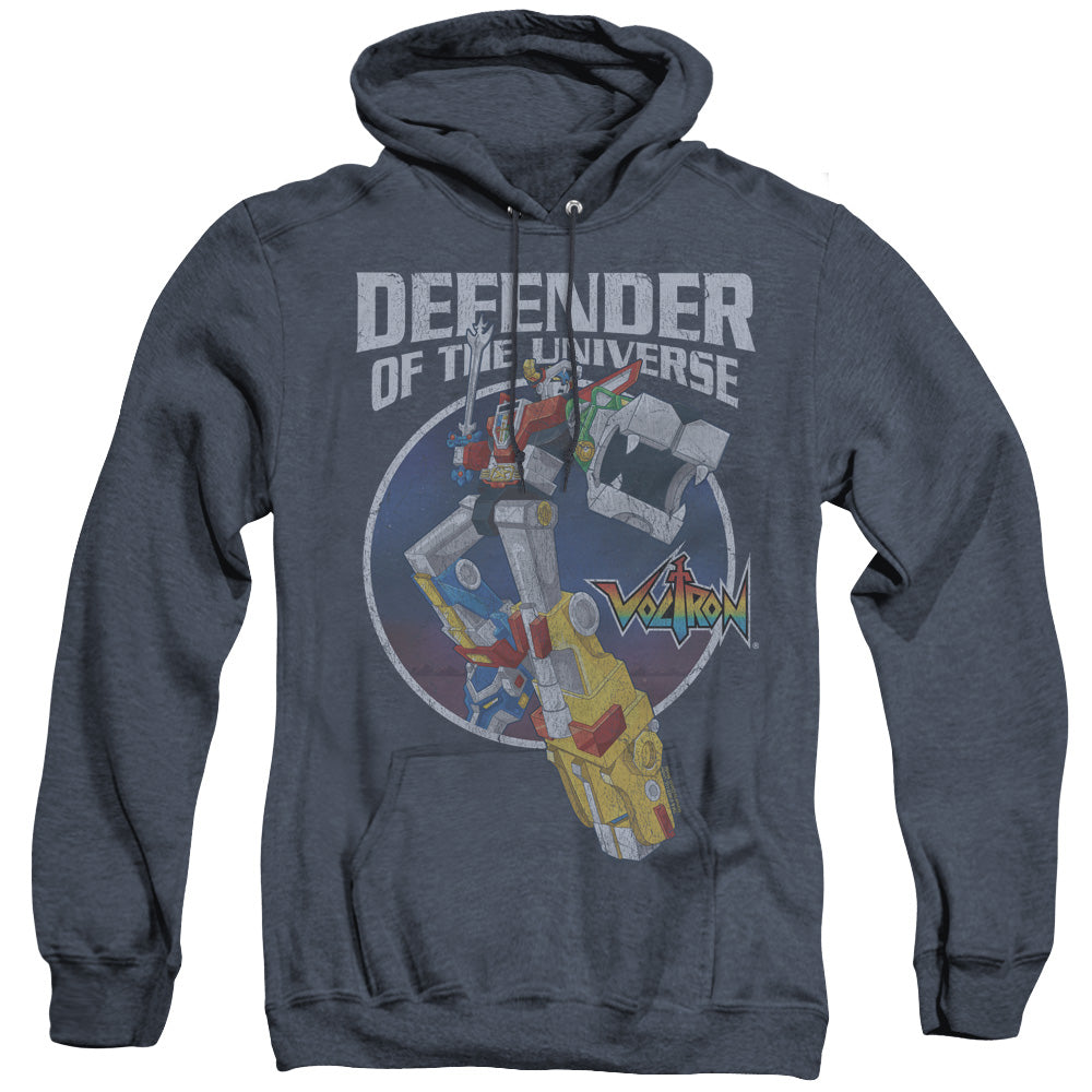 VOLTRON/DEFENDER - ADULT HEATHER HOODIE - NAVY
