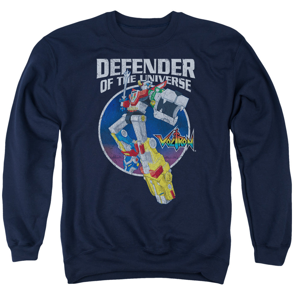VOLTRON/DEFENDER - ADULT CREWNECK SWEATSHIRT - NAVY