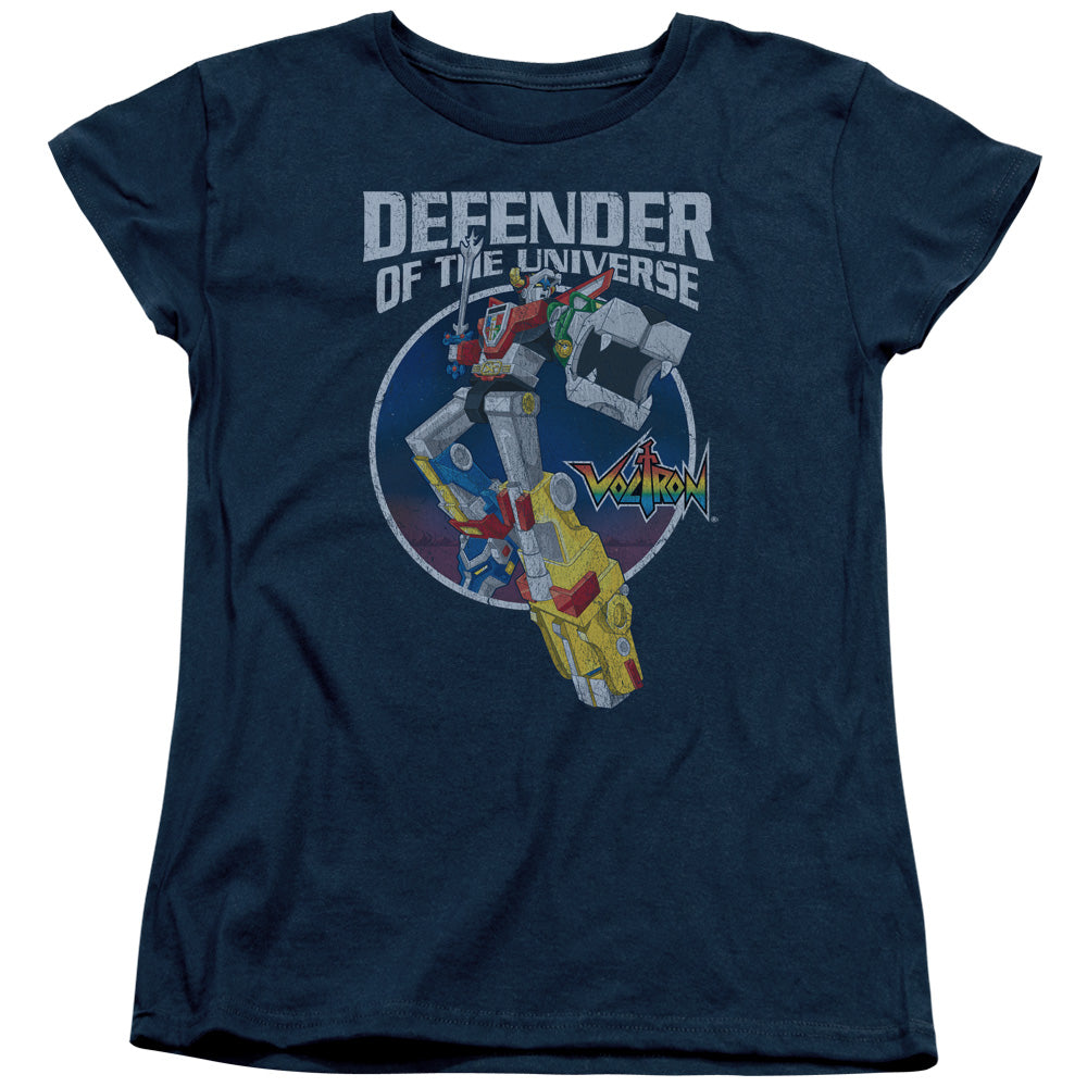 VOLTRON/DEFENDER - S/S WOMENS TEE - NAVY
