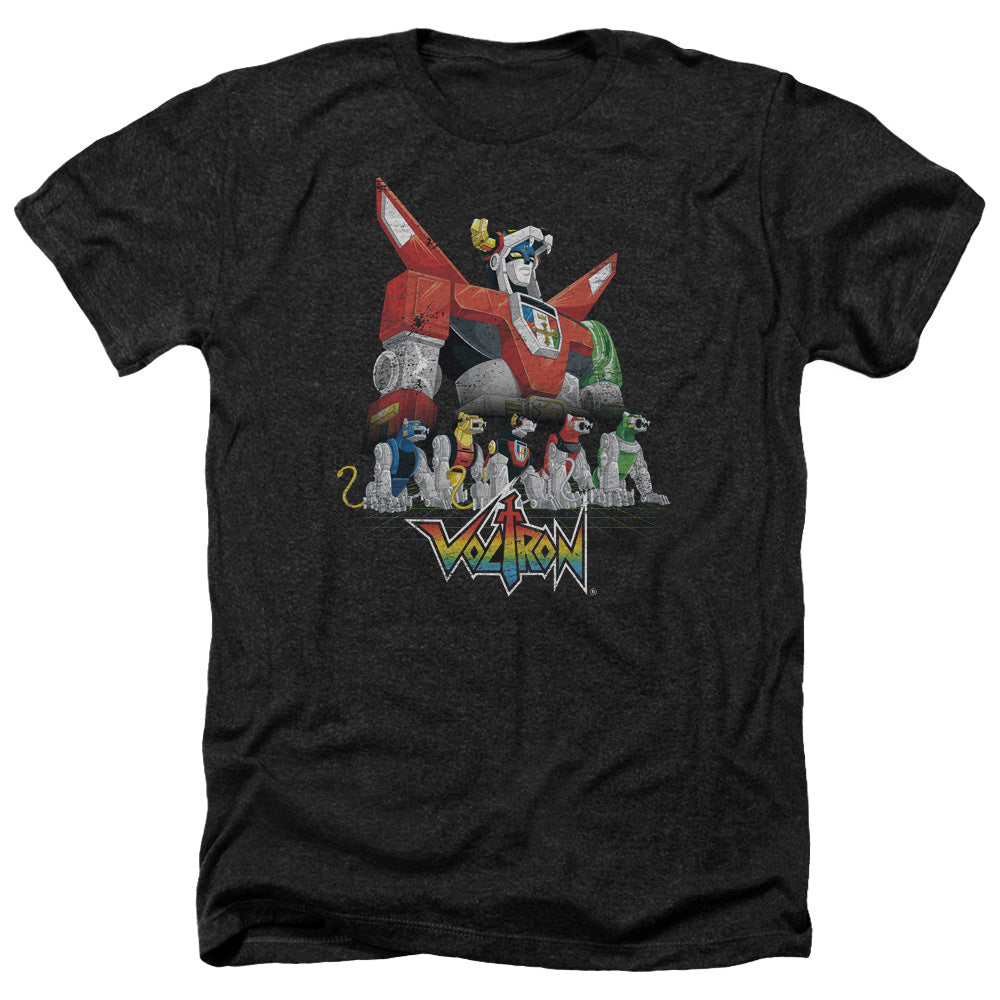 VOLTRON/LIONS - ADULT HEATHER - BLACK