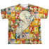 CASPER/COVERED (FRONT/BACK PRINT) - S/S YOUTH POLY CREW - MULTI