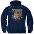 MASTERS OF THE UNIVERSE/TEAM OF HEROES - ADULT PULLOVER HOODIE - NAVY