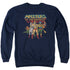 MASTERS OF THE UNIVERSE/TEAM OF HEROES - ADULT CREWNECK SWEATSHIRT - NAVY