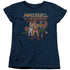MASTERS OF THE UNIVERSE/TEAM OF HEROES - S/S WOMENS TEE - NAVY
