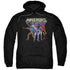 MASTERS OF THE UNIVERSE/TEAM OF VILLAINS - ADULT PULLOVER HOODIE - BLACK