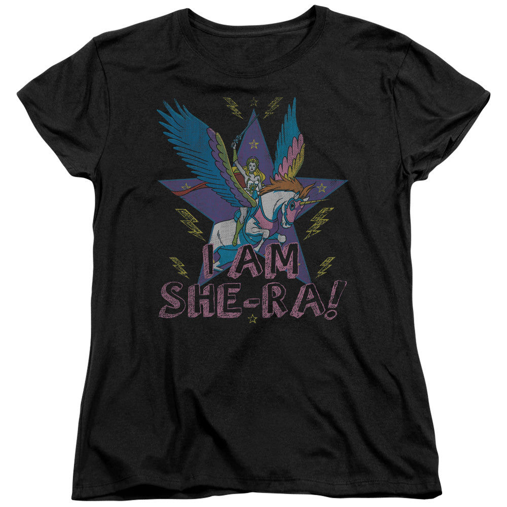 SHE RA/I AM SHE RA - S/S WOMENS TEE - BLACK