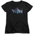 VOLTRON/SPACE LOGO - S/S WOMENS TEE - BLACK