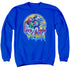 VOLTRON/LETS FORM - ADULT CREWNECK SWEATSHIRT - ROYAL BLUE