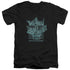 VOLTRON/DEFENDER ROUGH - S/S ADULT V-NECK 30/1 - BLACK