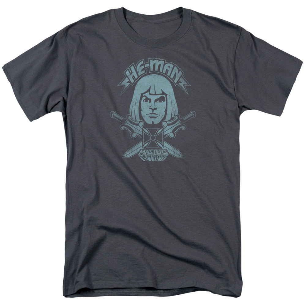 MASTERS OF THE UNIVERSE/HE MAN - S/S ADULT 18/1 - CHARCOAL
