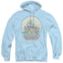 MASTERS OF THE UNIVERSE/HE MAN AND CREW - ADULT PULLOVER HOODIE - LIGHT BLUE