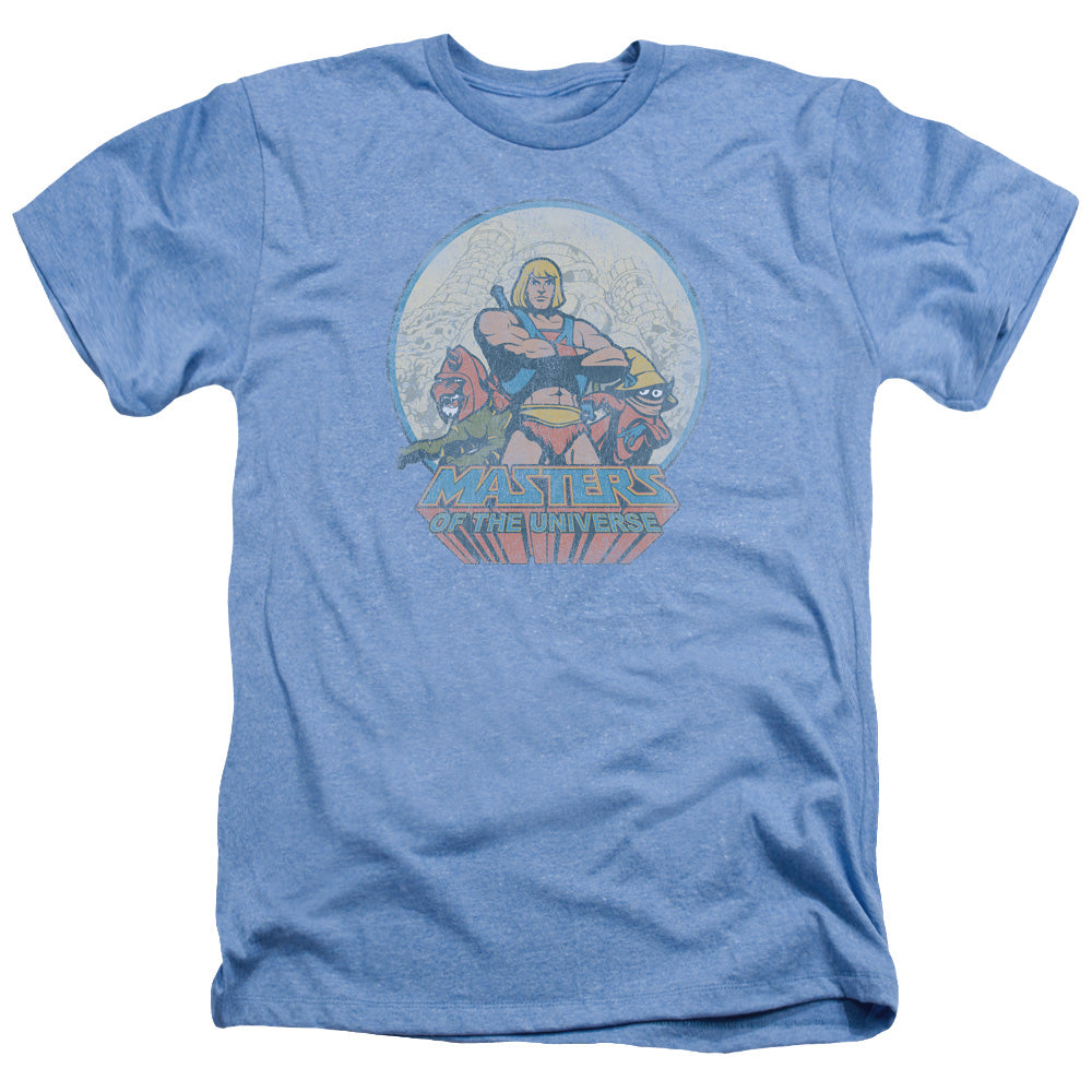 MASTERS OF THE UNIVERSE/HE MAN AND CREW - ADULT HEATHER - LIGHT BLUE
