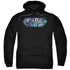 MASTERS OF THE UNIVERSE/SPACE LOGO - ADULT PULLOVER HOODIE - BLACK
