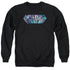 MASTERS OF THE UNIVERSE/SPACE LOGO - ADULT CREWNECK SWEATSHIRT - BLACK